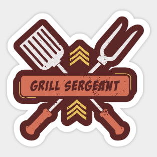 Grill Sergeant BBQ Grilling Sticker